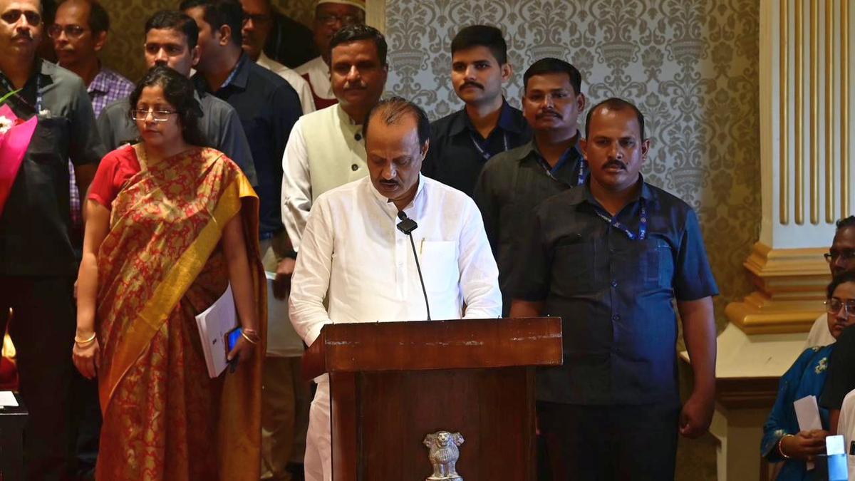 In a twist, NCP’s Ajit Pawar takes oath as Maharashtra deputy CM The Hindu